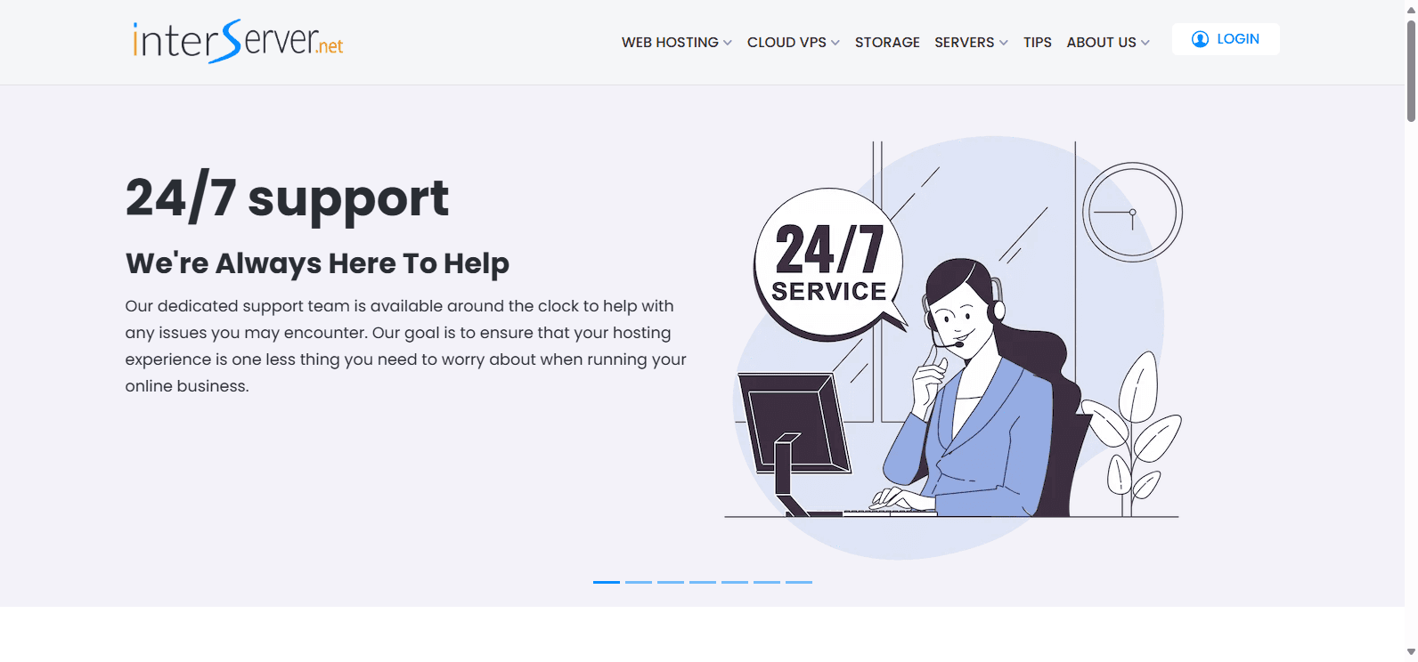 Interserver website preview
