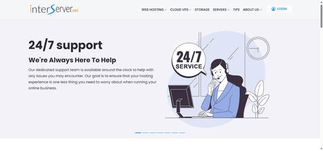 Interserver website preview