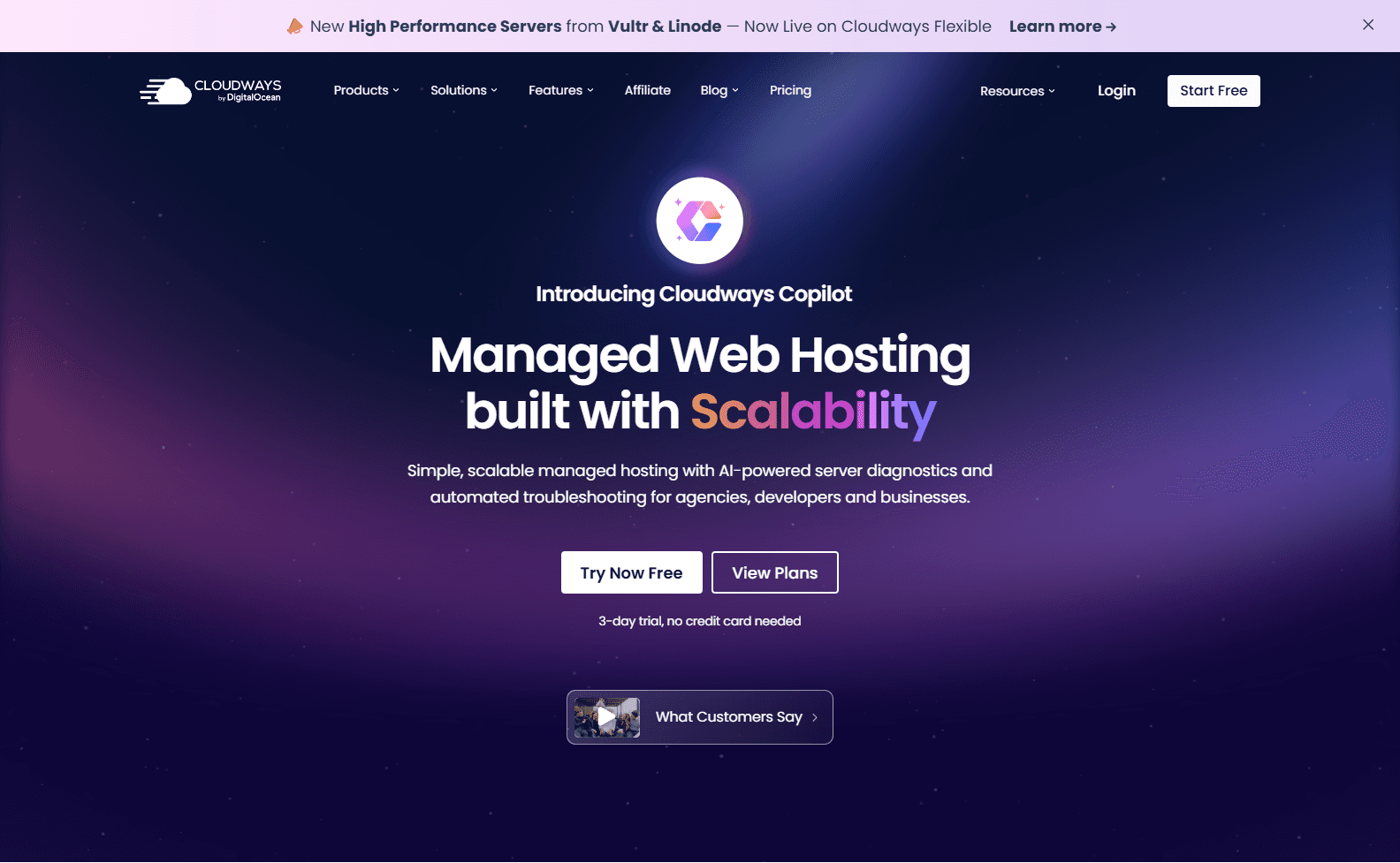Cloudways website preview