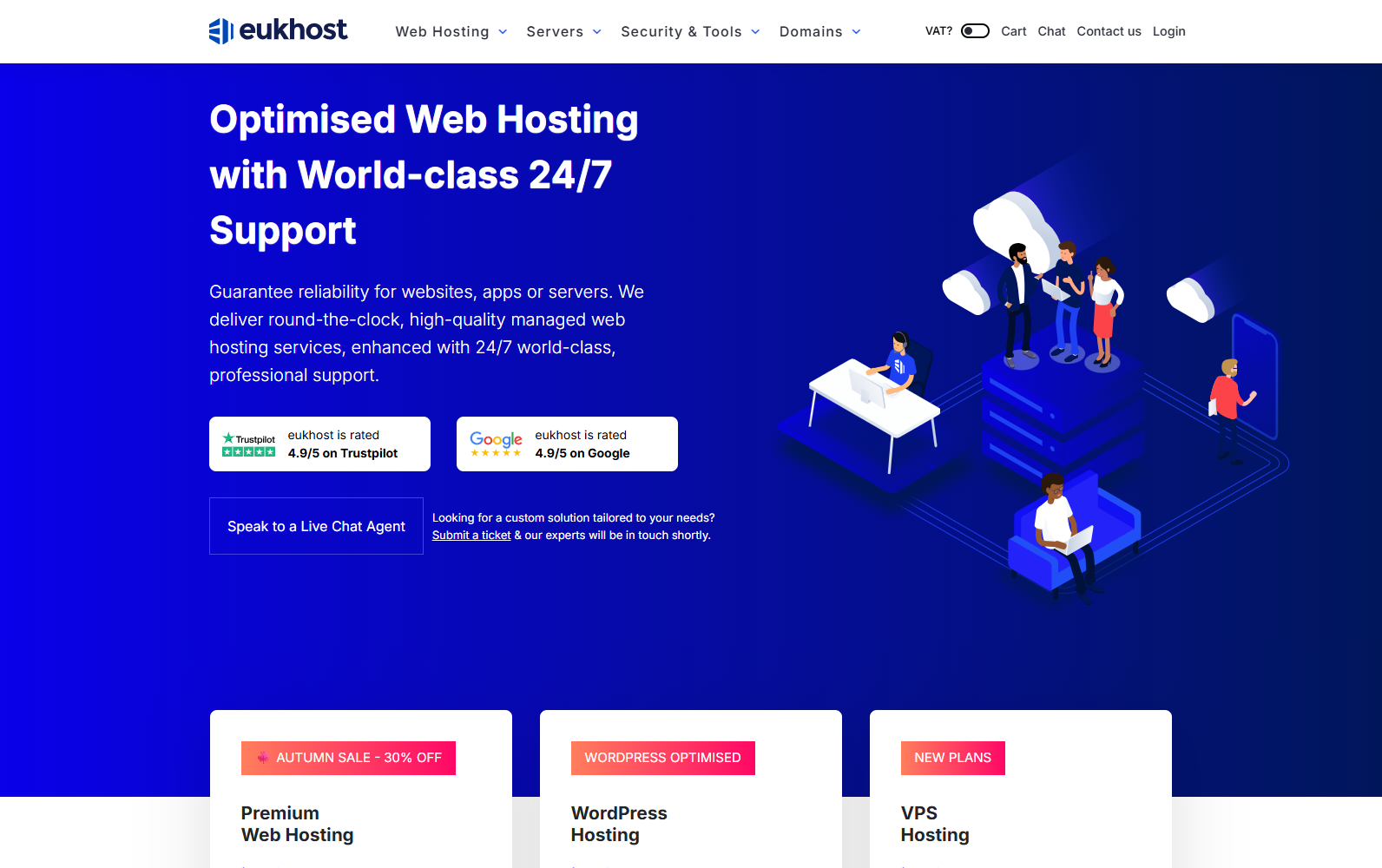 eukhost webpage