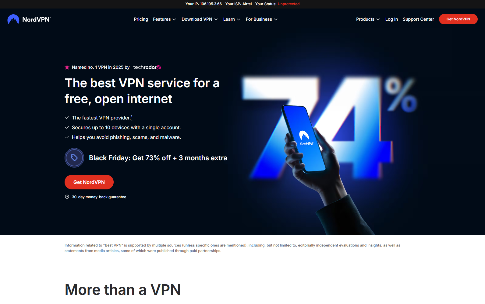 nordvpn website